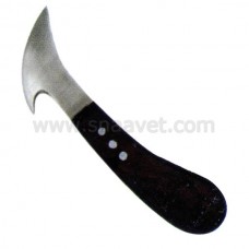 Hoof knife Wooden Handle 